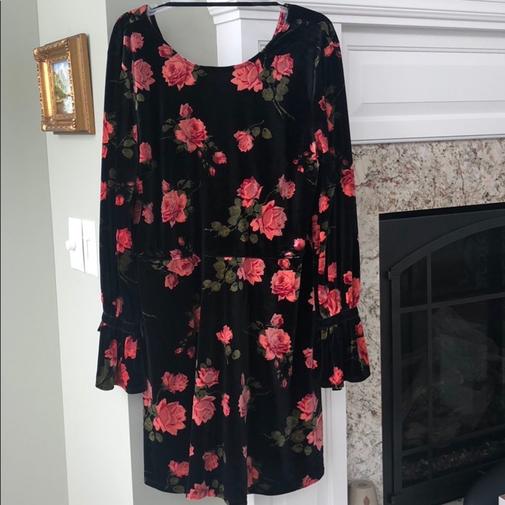 Velveteen dress